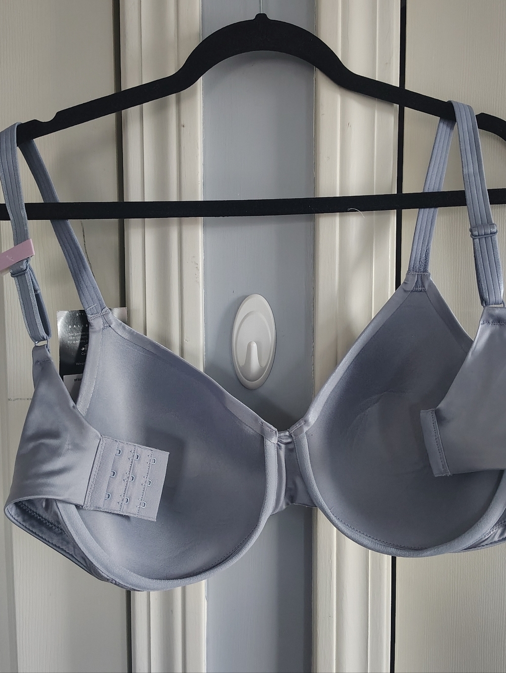 Bali T-Shirt Bra Top - Light Light Bluieh Grey Women’s T Shirt Bra 36D - Picture 2 of 9
